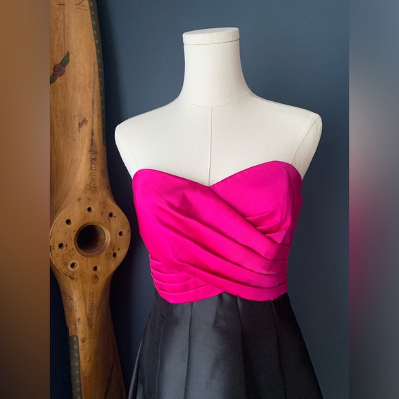 Shoshanna Midnight Dawn Midi Dress. Size 4. - Picture 5 of 16